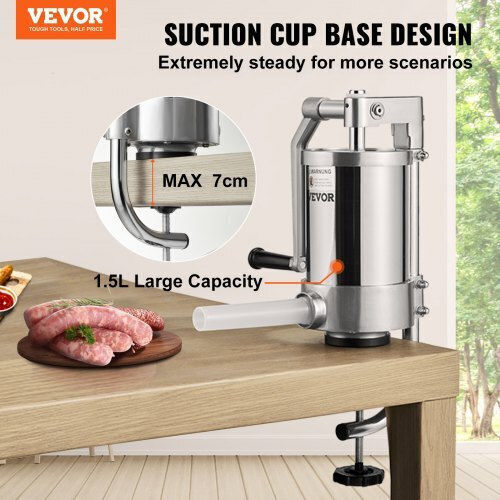 Vevor Sausage Filler Machine 1.5lt