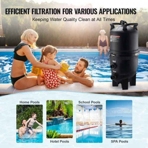 Vevor Pool Filter 40 Sq.m for Inground & Above Ground Pools Yctsglqdxycb58srnv0