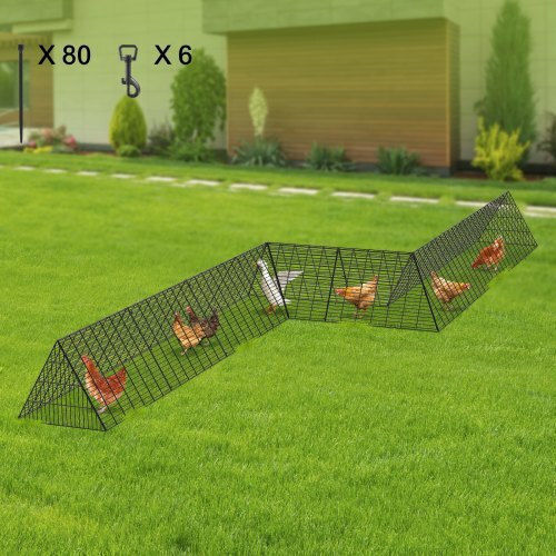Vevor Vevor Metal Poultry Coop Height 0.24m