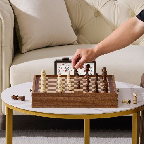 Vevor Ξύλινα Πιόνια για Σκάκι 15cm