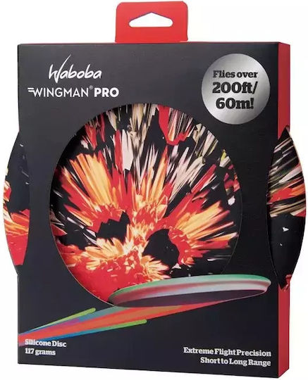 Waboba Wingman Pro Frisbee with Diameter 21 cm Flames C02G0130425-A