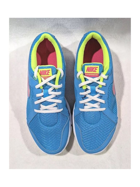 Flex Experience GS Kinder Sportschuhe Running mit Schnürsenkeln Blau