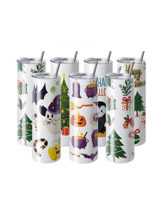 Vevor Set Ornamente de Crăciun Pahare Plastice Transparent 8buc