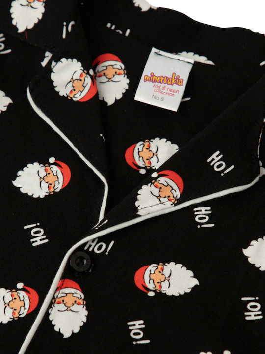 Minerva Kids' Pajamas Winter Blackred 9069503240 Minerva Kids' Pajamas Winter Blackred 9069503240
