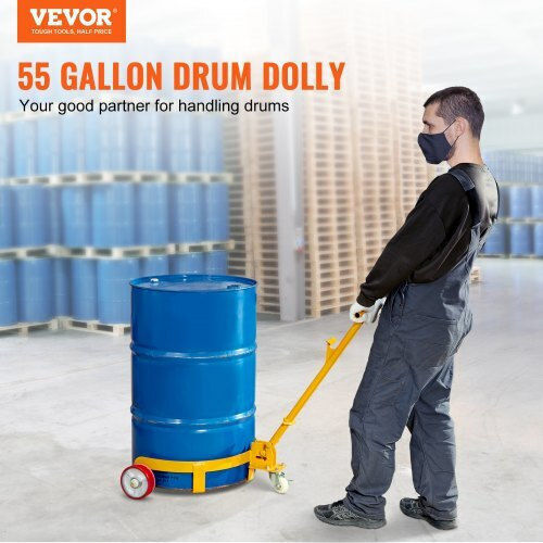 Vevor Transport-Wagen for Load Weight up to 544kg in Gelb Color