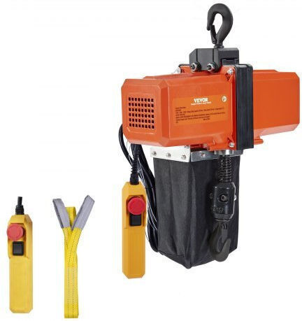 Електрически верижен телфер Vevor 500 кг 4.5 м повдигане Ddhlhlcs25mdb0v1hv2
