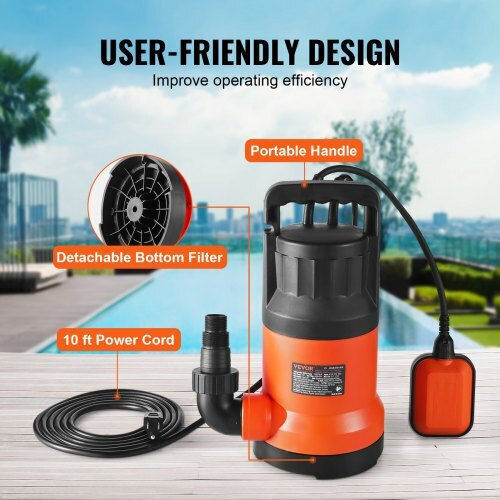 Vevor Water Pump 0.93hp QSSZBSL10HP08XUGUV2