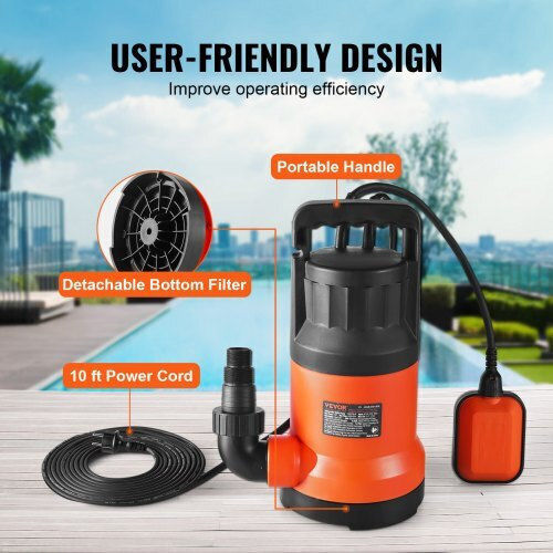 Vevor Pompă de Apă 0.53hp QSSZBSL067HP482VMV2