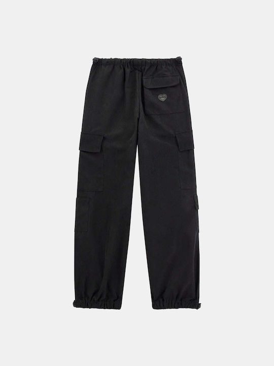 Guess Kids' Cargo Pants Black Pant