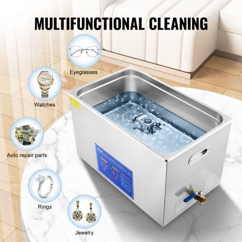 Vevor Ultraschallreiniger 30lt Edelstahl mit Digitalem Timer