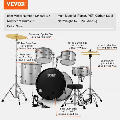 Vevor Drum Set