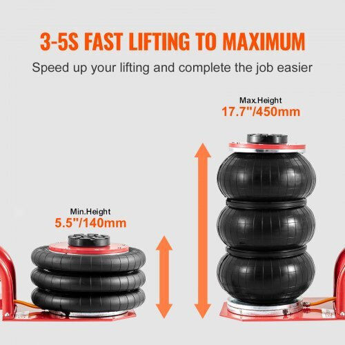 Air Powered Car Jack with Lifting Height up to 45cm and Maximum Pressure up to 3 Tons QNQJDSTSDB3T6FRDFV0