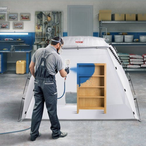 Portable Paint Booth Vevor 10x7x6ft Floor & Net Folding Paint Cabin Furniture Bxsp1208472in2ydov0