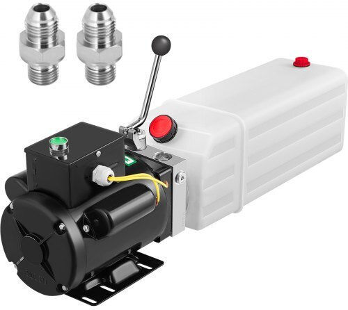 Vevor 6L Hydraulic Car Lift Pump 220V 50Hz 1PH 2750 PSI QCJSQSLK000000001V0