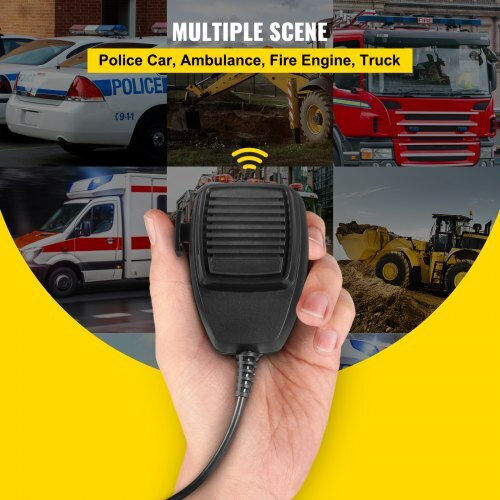 Sirena Auto Vevor 200W 7 Sunete Microfon Hhq200w7sdcz00001v0