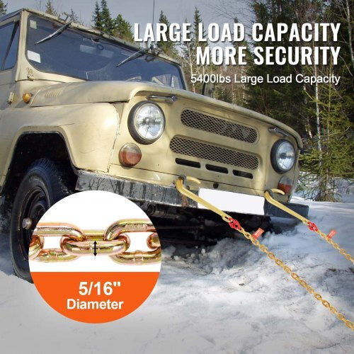 Αλυσίδα Ρυμούλκησης Vevor 2τμχ 5/16"x6' G80 Γάντζους J & Rtj Rtjgtlmgdx2jfh5fdv0