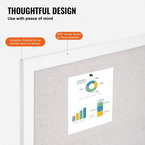 Vevor Cork Notice Board 91.44x60.96cm