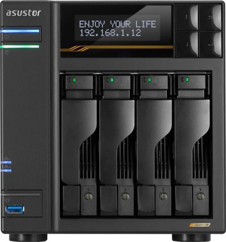 Asus AS6804TAS6804T NAS Tower με 4 θέσεις για M.2/SSD και 4 θύρες Ethernet
