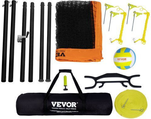 Vevor Portable Volleyball System for Outdoor Spaces Pqwtz323yclgry89qv0