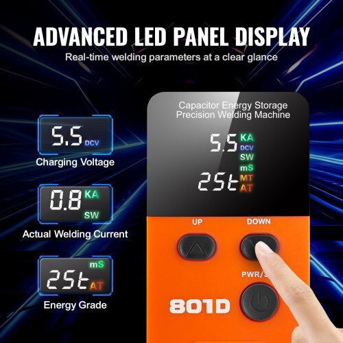 Vevor DRDCDHJ030MMIXNR5V2 Κολλητήρι Μπαταρίας