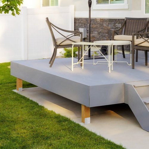 Vevor Basis für Gartenpergola aus Stahl 20.32x20.32cm 4Stück