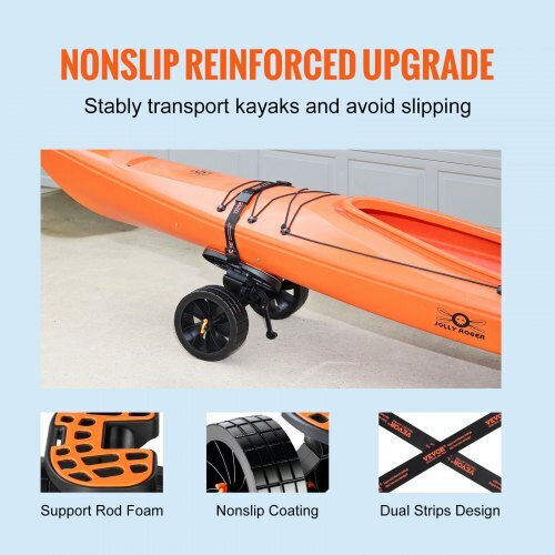 Vevor S320LBS10INCHRSSKV0 Τρέιλερ Μεταφοράς για Κανό & Kayak