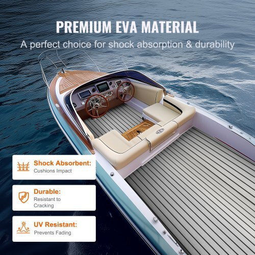 Vevor Podea Barcă Spumă EVA 240 cm x 90 cm Adeziv Anti-Alunecare 2,15 m² Bărci Cbzzfhpmddhss4tphv0
