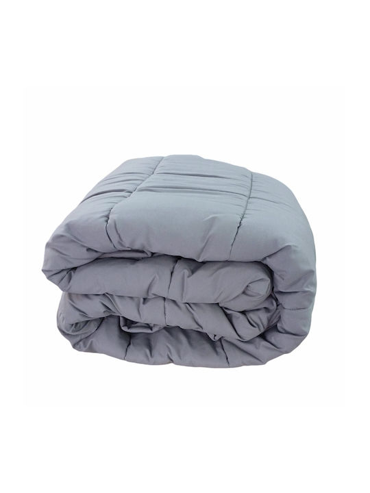 BS Collection Пухено Куинсайз с Пълнеж Microfiber 220x240бр GRI