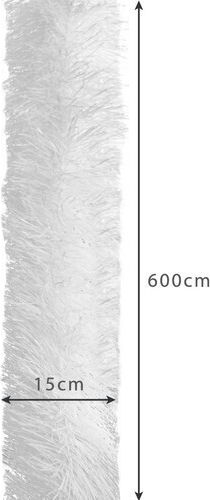 Christmas Tree Garland White 6m Ruhhy 22307