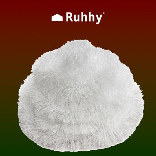 Christmas Tree Garland White 6m Ruhhy 22307