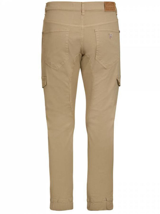 Guess Trousers Cargo in Slim Fit Beige