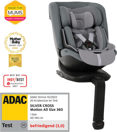 Silver Cross Motion 2 Baby Car Seat with Isofix Glacier