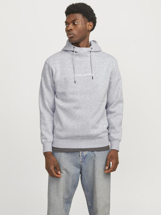 Jack & Jones Light Grey Melange mit Kapuze