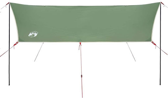 vidaXL Camping Tent Car Green 410x250x200cm