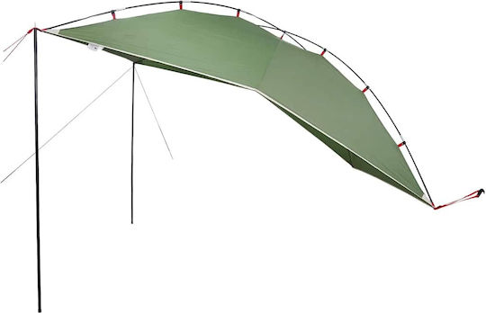 vidaXL Camping Tent Car Green 356x254x200cm