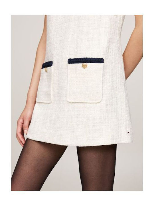 Mini Φόρεμα Ancient White
