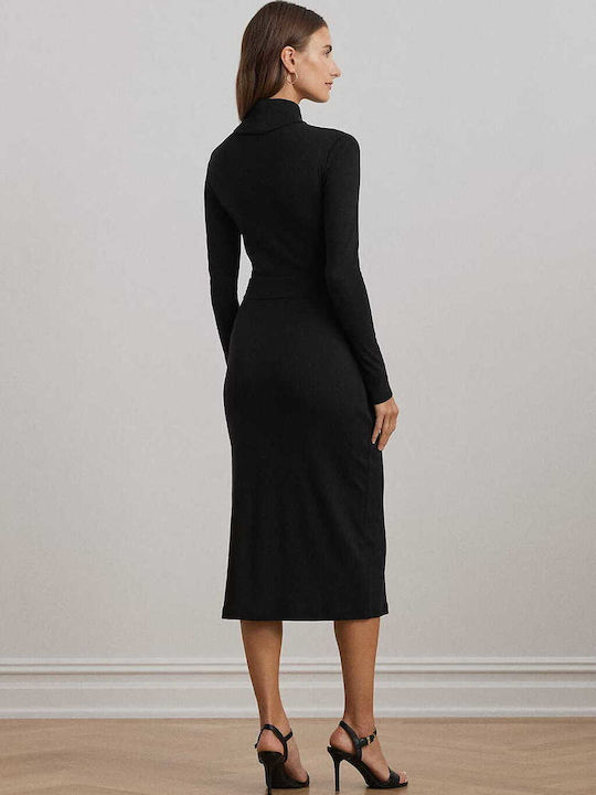 Ralph Lauren Dress Turtleneck Black