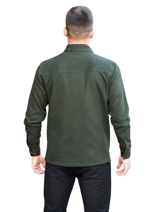 Rebase Overshirt Langärmlig Hemd Deep Forest