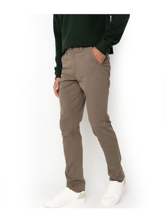 Hose Chino Elastisch Brown