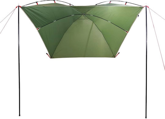 vidaXL Camping Tent Car Green 320x220x200cm