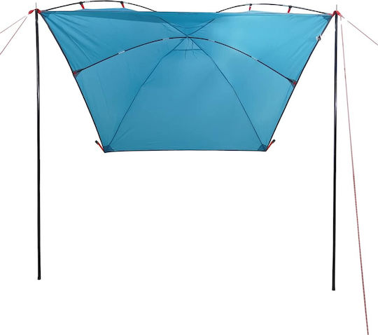 vidaXL Camping Tent Car Blue 356x254x200cm