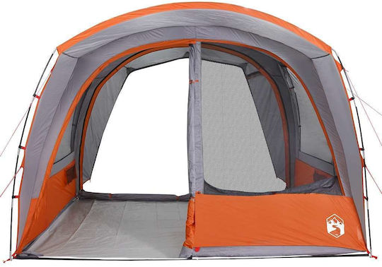 vidaXL Car Camping Tent Orange for 4 People 300x185x200cm