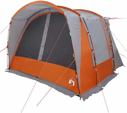 vidaXL Car Camping Tent Orange for 4 People 300x185x200cm