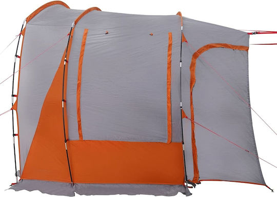 vidaXL Car Camping Tent Orange for 4 People 300x185x200cm