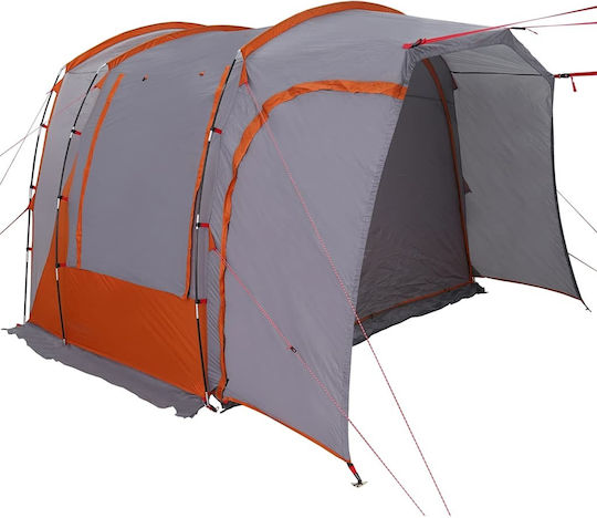 vidaXL Car Camping Tent Orange for 4 People 300x185x200cm