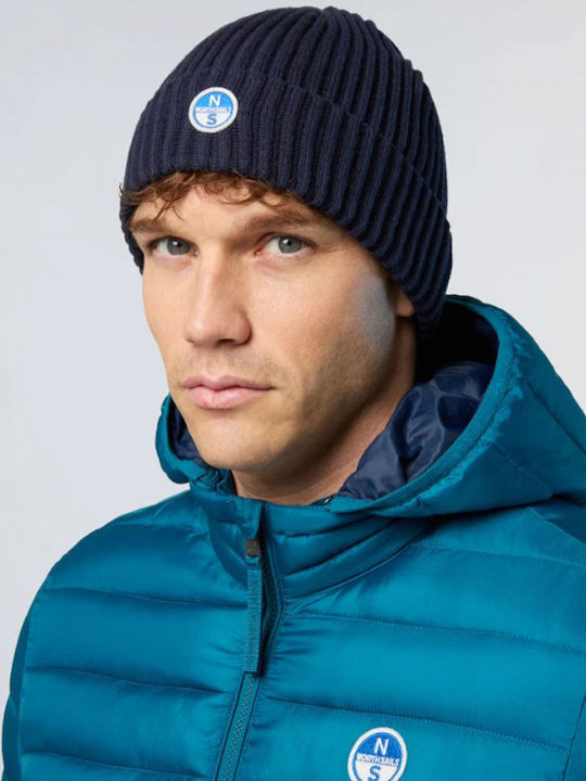 North Sails Beanie Ανδρικός Σκούφος Πλεκτός σε Μπλε χρώμα