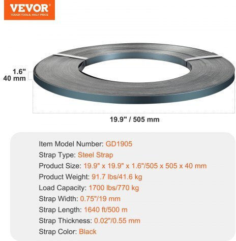 Vevor Noisy Packaging Film Black