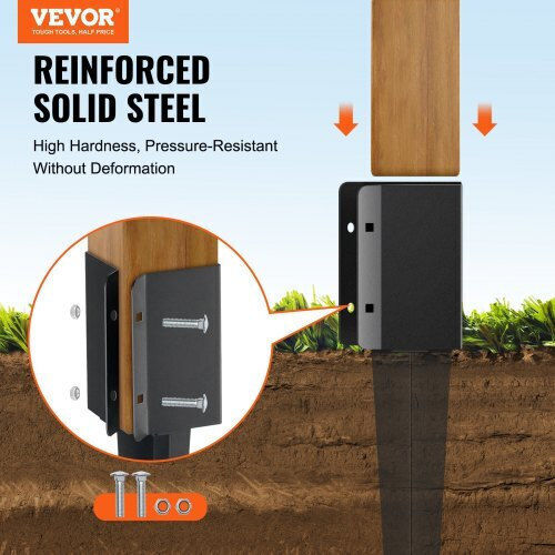 Vevor Metal Plank for Garden Flooring 91.44x10.16cm 8pcs