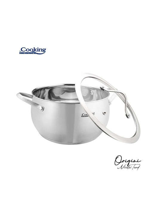 Heinner Semioala Ino Βαθιά Ανοξείδωτη Κατσαρόλα 4.3lt / 22cm