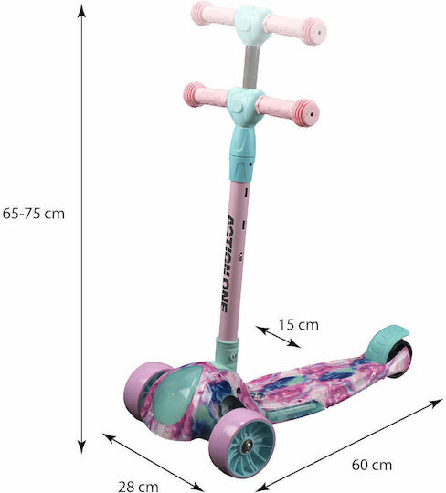 Action One Kids 3-wheel Foldable Scooter Glamour